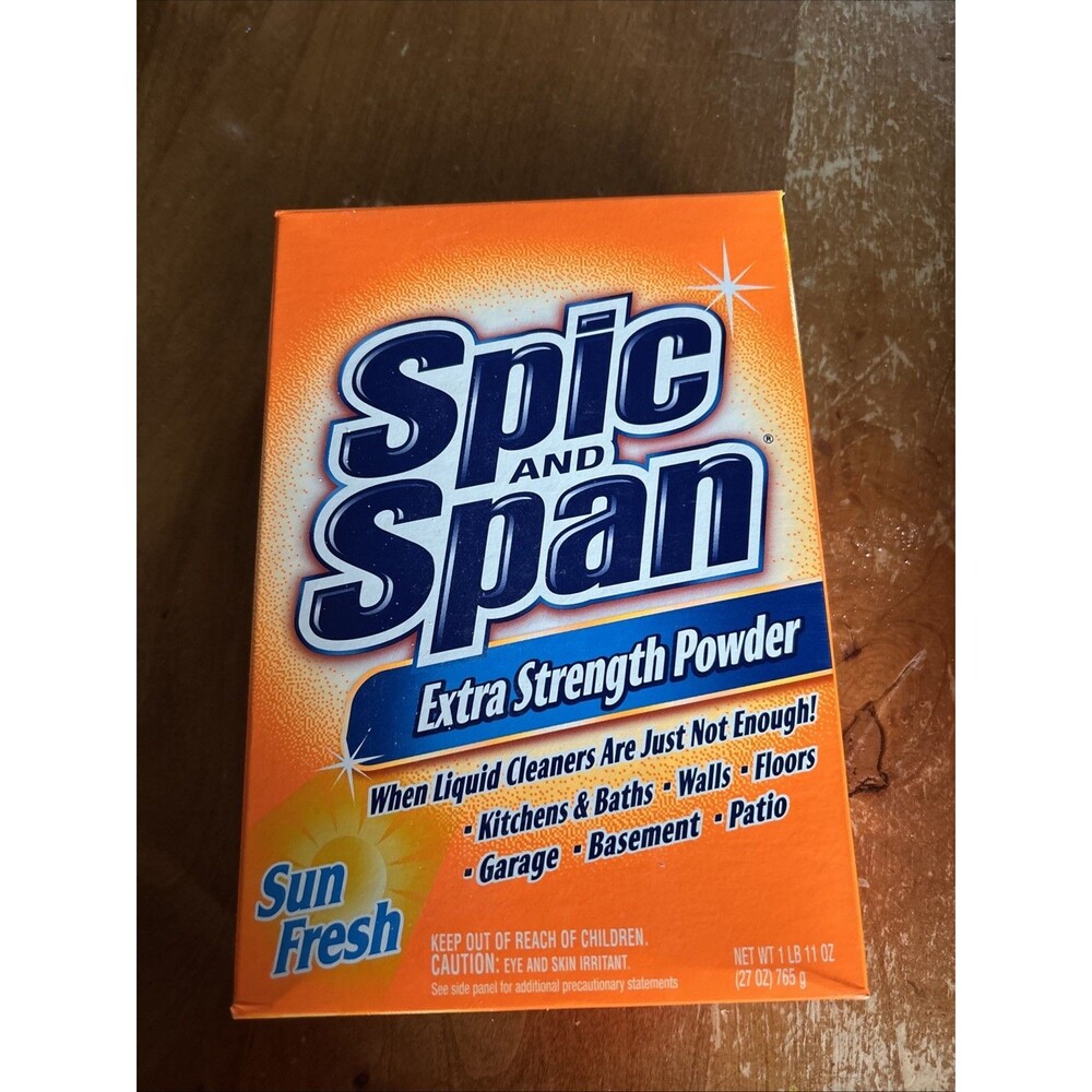 Spic and Span Extra Strength Powder SUN FRESH 27oz  Box Cleaner
